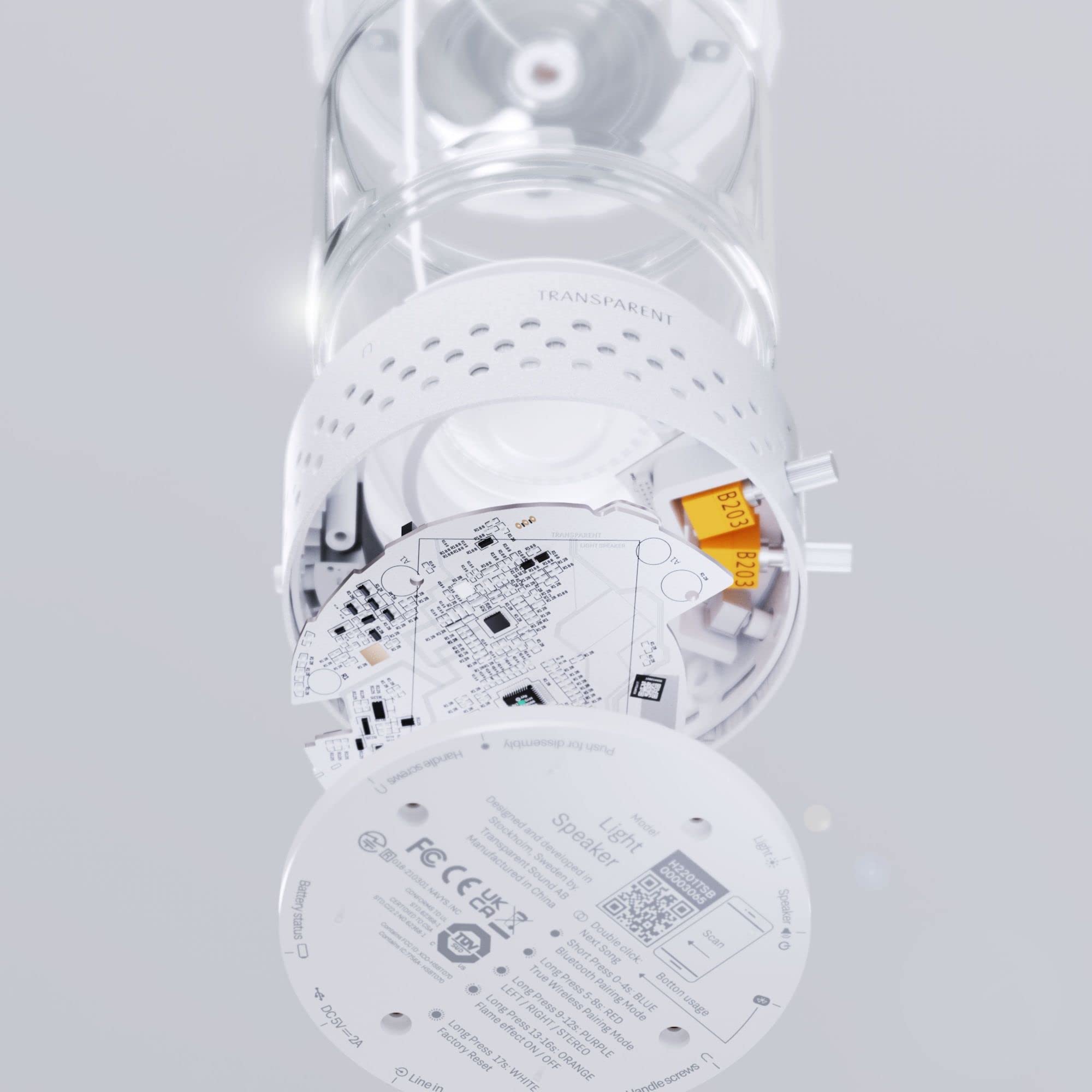 【TARP to TARP】TRANSPARENT Light Speaker TARP to TARP】TRANSPARENT Light Speaker Transparent Light Speaker