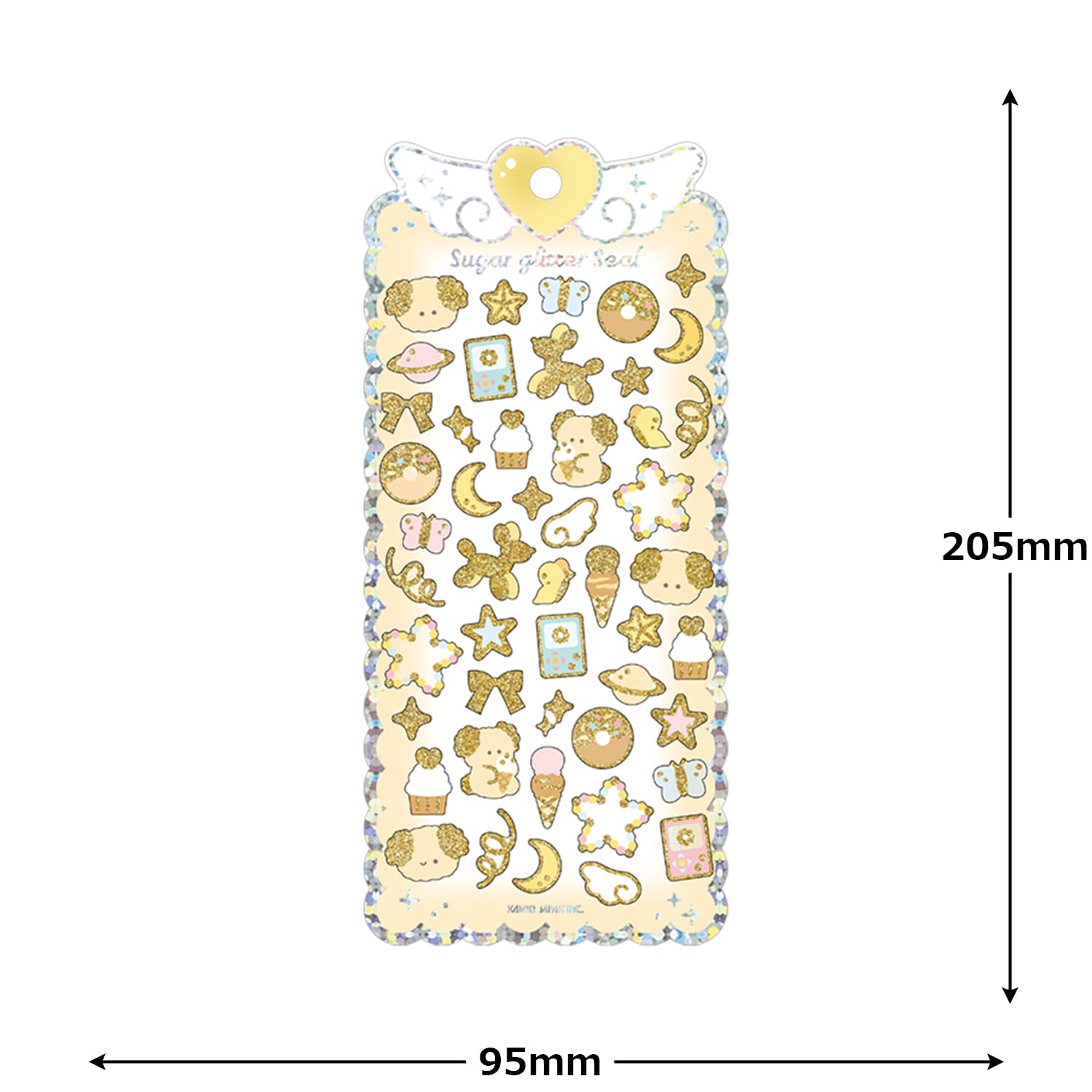 Amazon.co.jp: カミオジャパン シール SUGAR GLITTER SEAL トゥインク