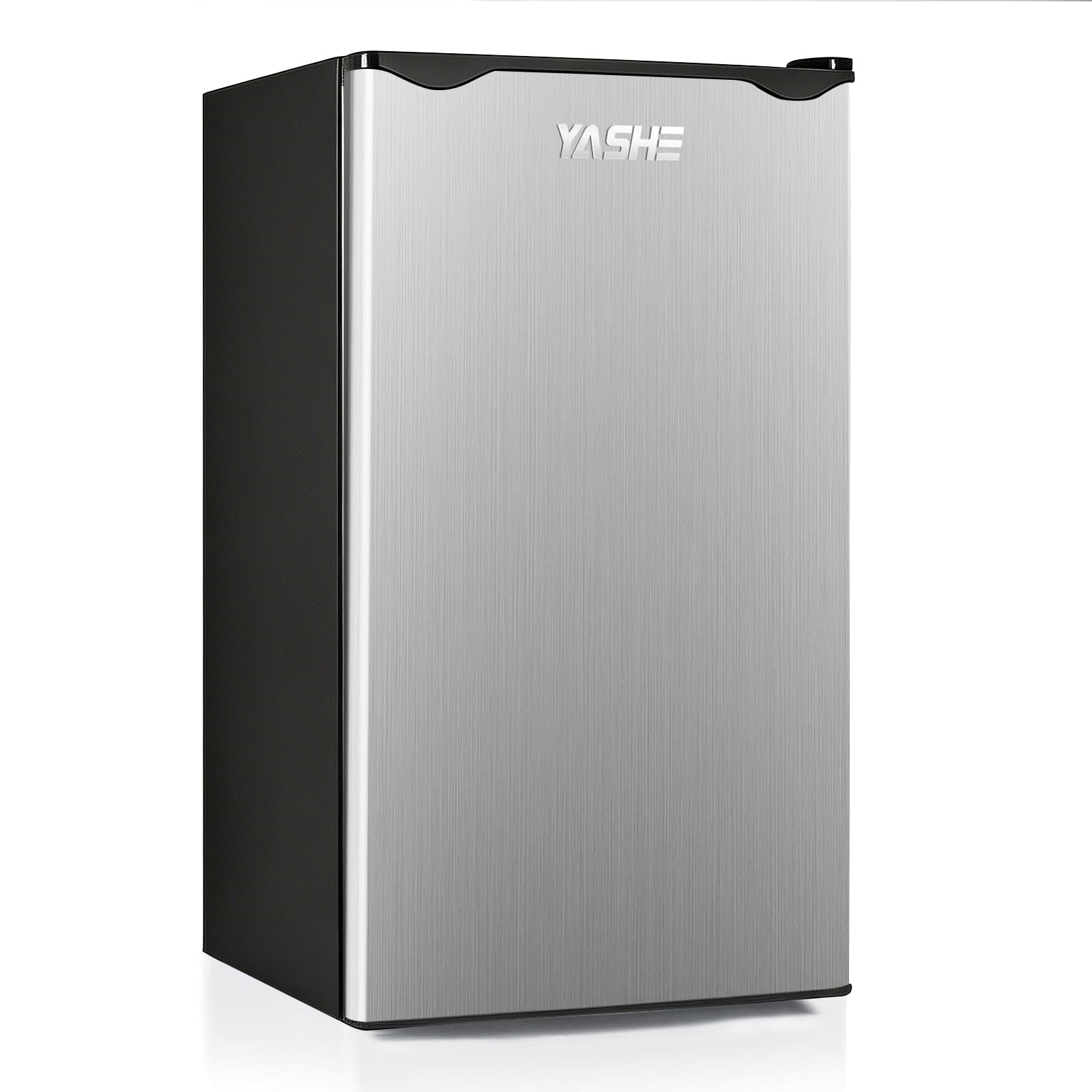YASHE 92L Kühlschrank mit Gefrierfach, Kleiner Kühlschrank mit Gemüsefach, Mini Kühlschrank, Einbaukühlschrank, 7 Einstellbare Temperaturregelung, Energieeffizien für Büro, Zimmer, Miniküche