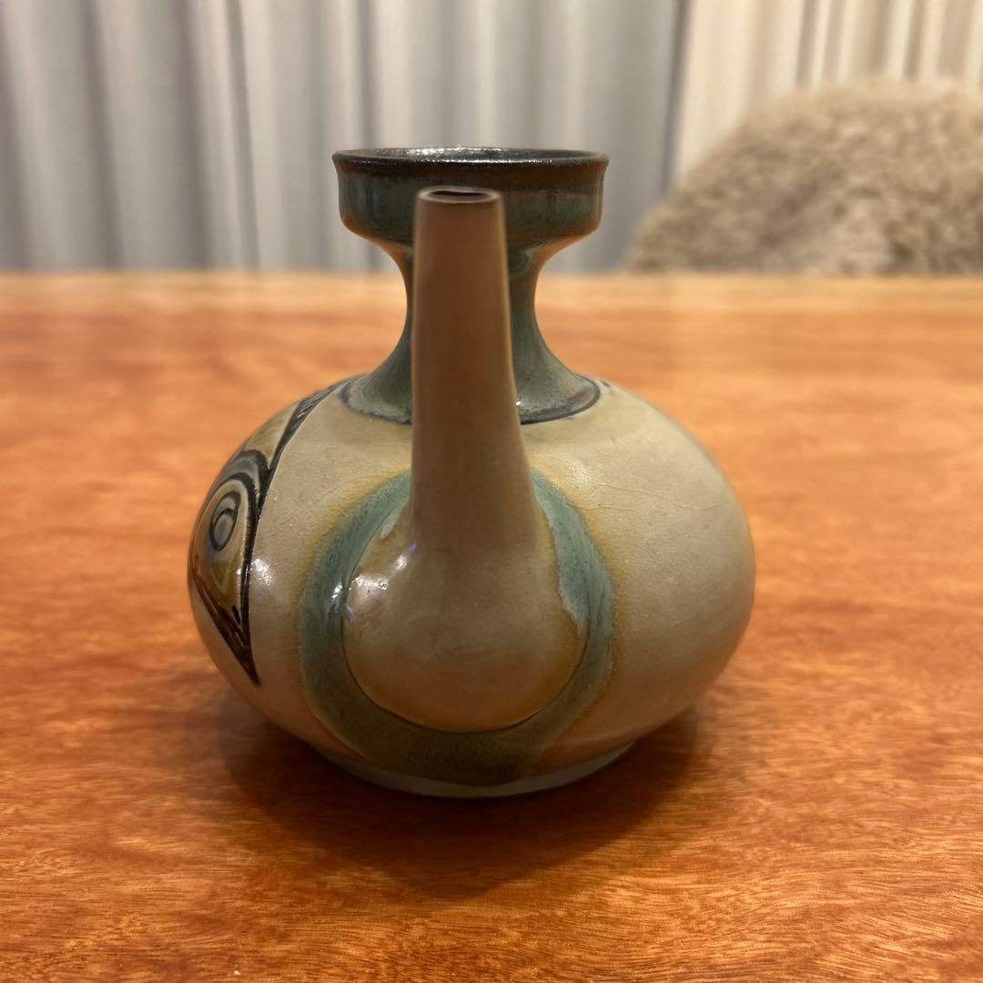 Amazon.co.jp: 魚の絵柄 陶器の壺 金城次郎 壺屋焼（やちむん） : おもちゃ
