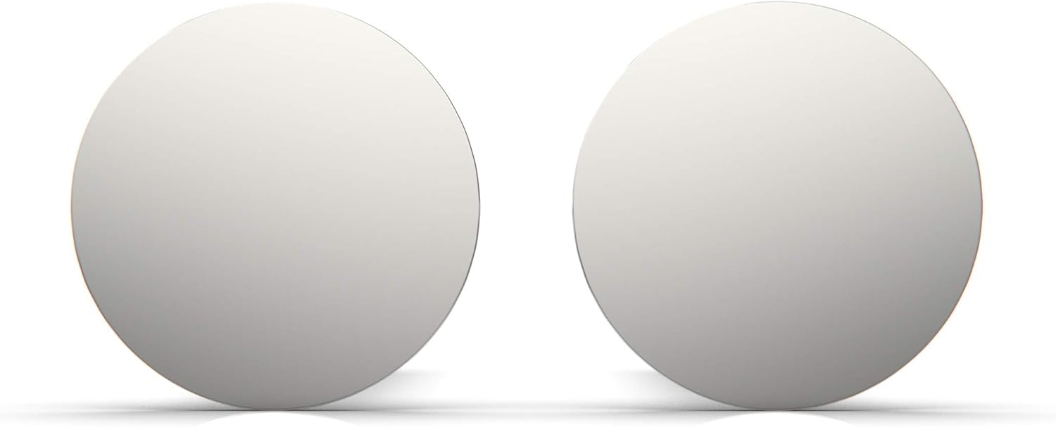 Tiny Round Dot Disc Stud Earrings in 925 Sterling Silver, Gold Vermeil, or Rose Gold Vermeil | Dainty Minimalist Earrings for Women (Sterling Silver, 4mm) - Image 7