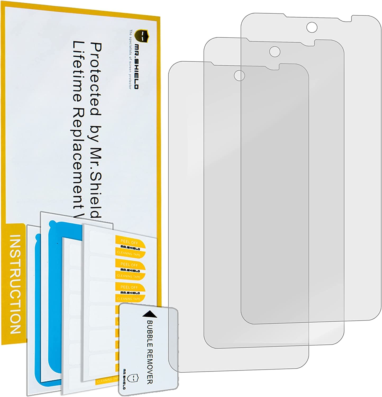 Mr.Shield Pellicola Vetro Temperato Per Doogee V20S/V20 Pro 5G/V20 5G (3 Pezzi) - Durezza 9H Antigraffio E Anti-impronta - 2