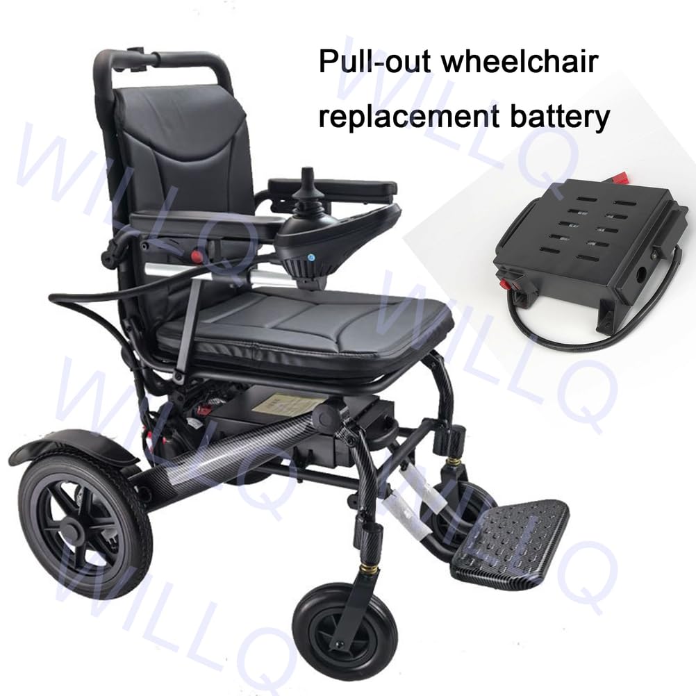 Batería de Litio extraíble de 24 V, 10 Ah y 12 Ah para sillas de Ruedas eléctricas. Compatible con Accesorios para sillas de Ruedas motorizadas de 0 a 288 WH.