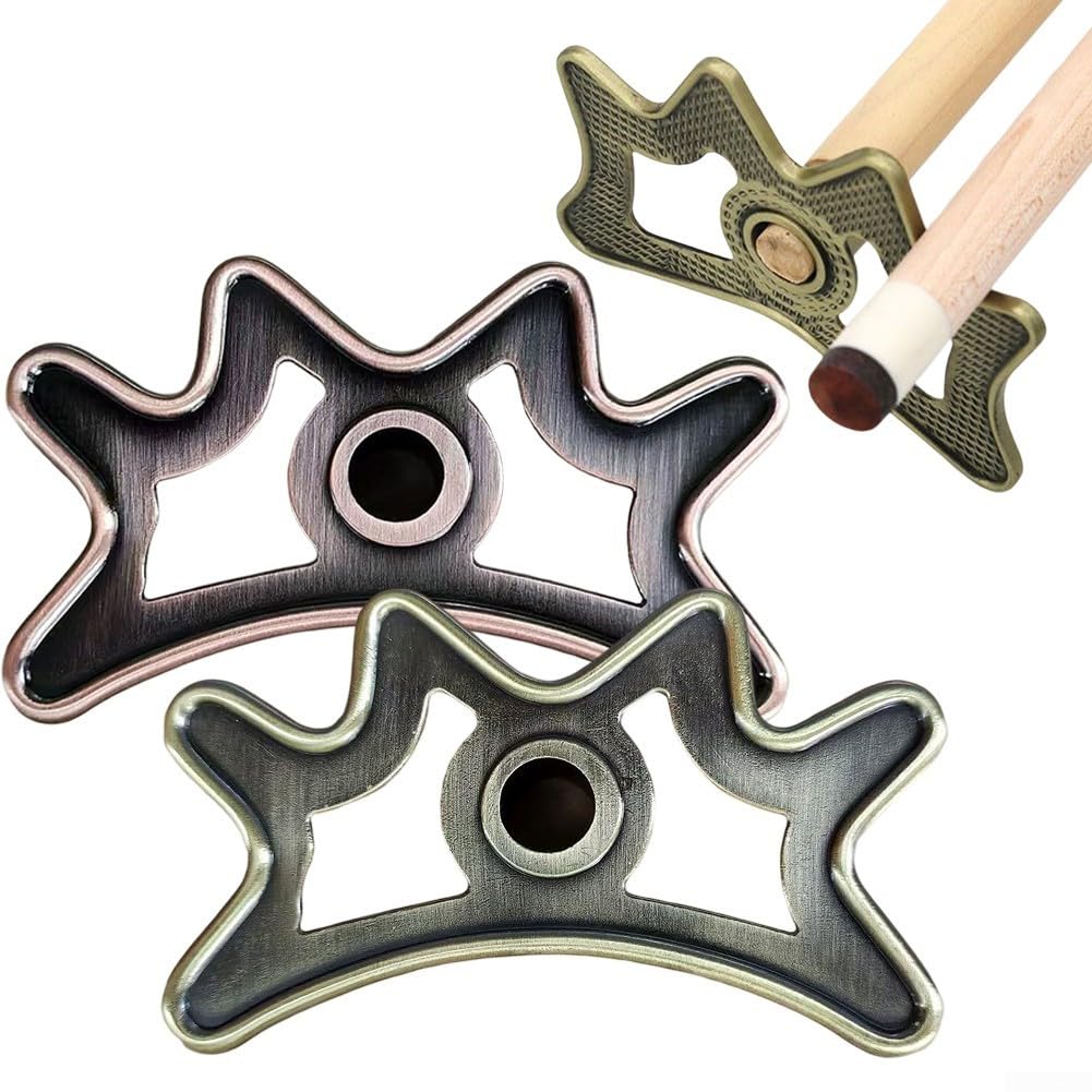 Supporto per ponte da biliardo in metallo affidabile, regolabile per adattarsi perfettamente al tuo stile di gioco (marrone)