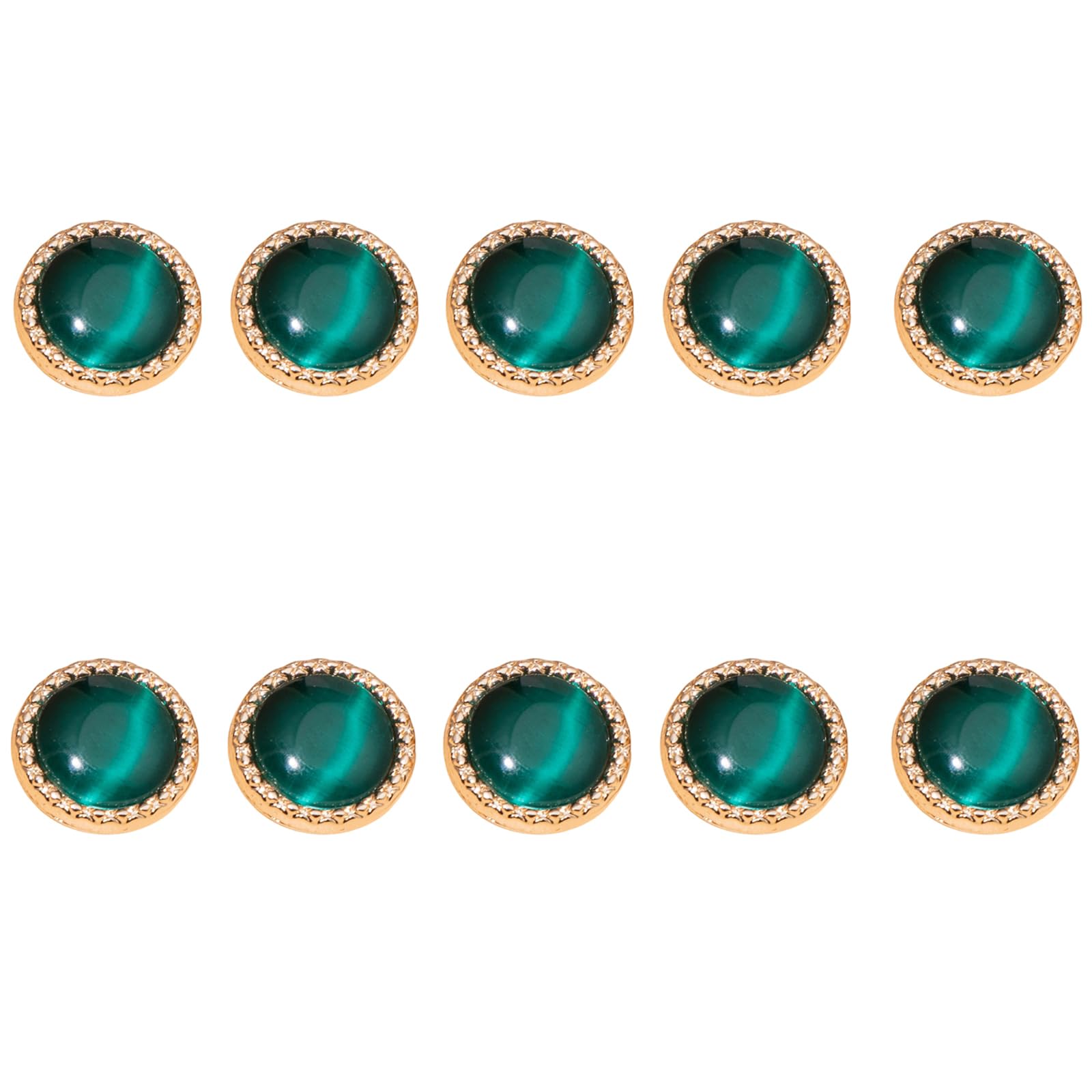 Tsophreniq 10Pcs Decorative Metal Buttons Decorative Clothing Button Fasteners for Garments Jackets Dress Coat Sewing Garment Buttons