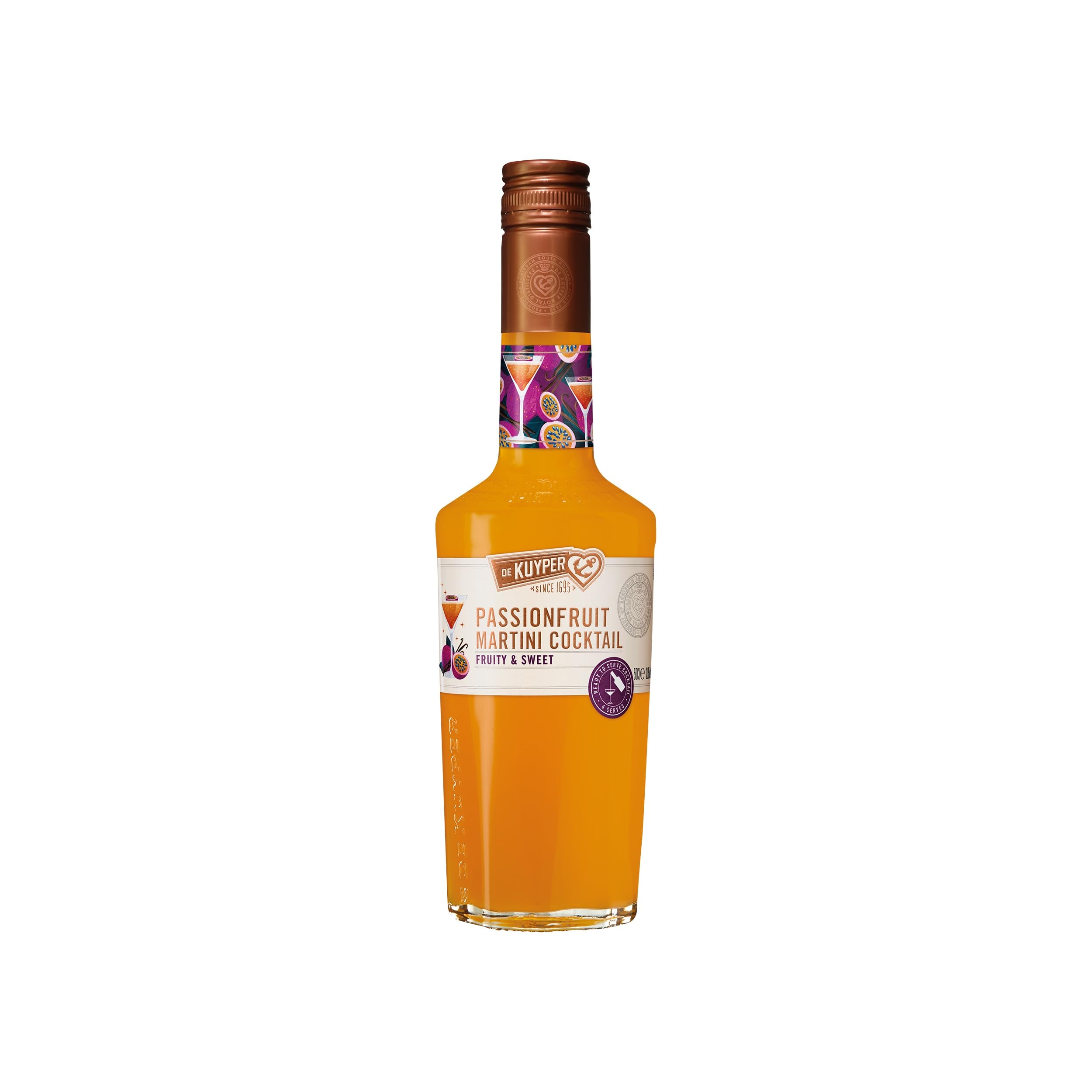 De Kuyper Passionfruit Martini Pornstar Martini Cocktail süss Niederlande inkl. FeinWert E-Book (1 x 0.5 l)