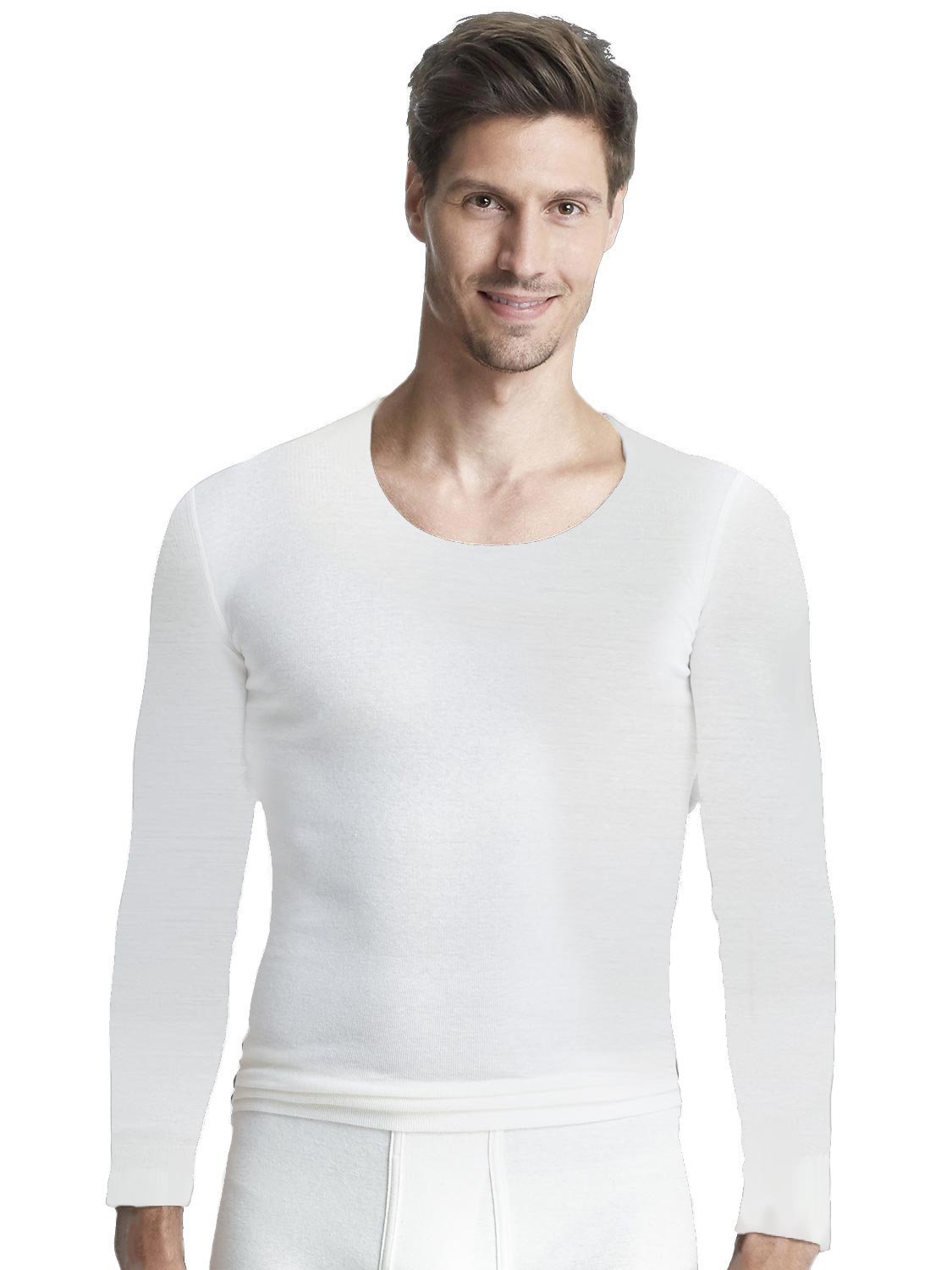 2er Sparpack Angora Herren Unterhemd 1/1 Arm 8010050, Gr. M-XXL 5-8