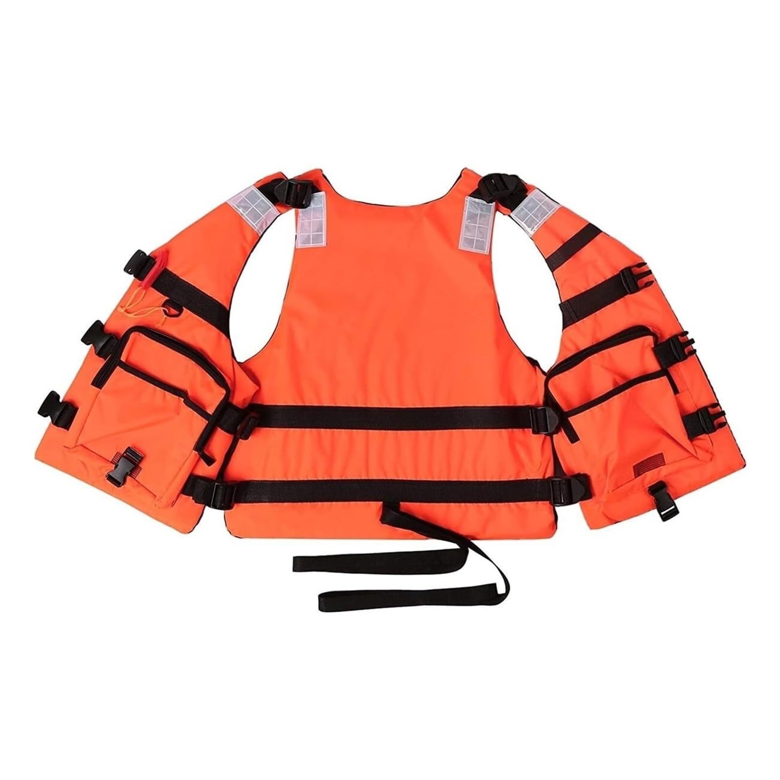 Schwimmweste for Angeln mit Verstellbarem Gürtel und Pfeife, Tragbare Schnorcheljacke for Damen/Herren(Green,S)