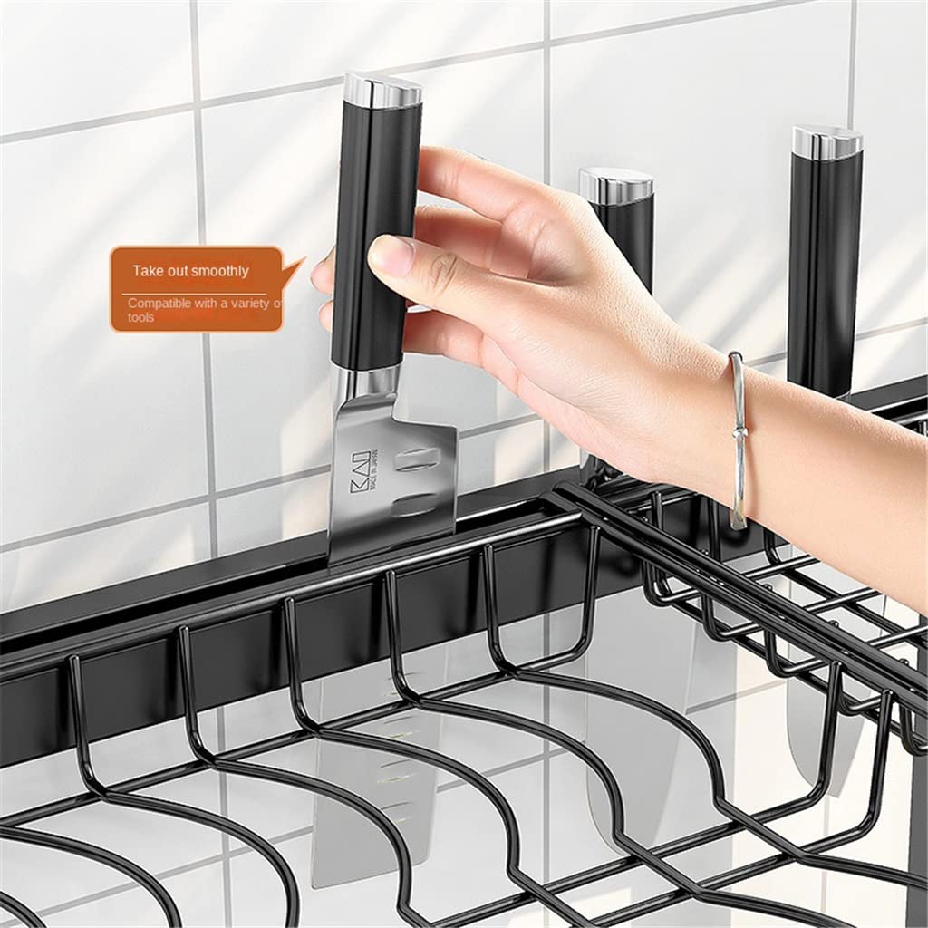 Estante de Almacenamiento de Cocina sobre el Fregadero, Juego de escurridor de Platos, Organizador de Utensilios de Cocina con escurridor y Accesorios