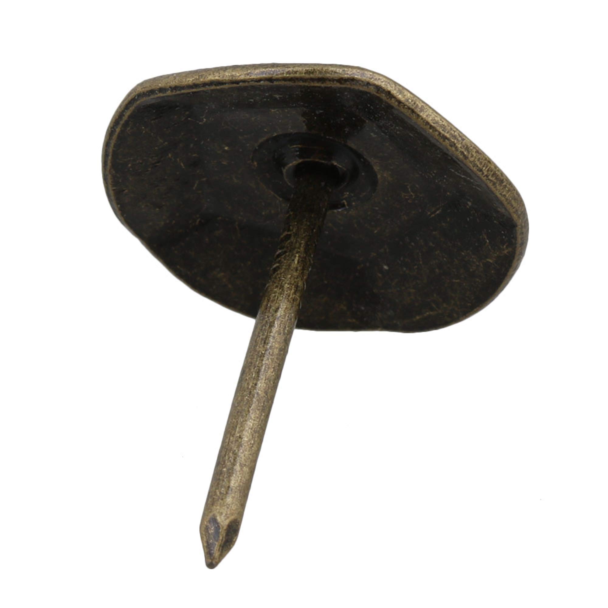 Yibuy Lot de 50 clous décoratifs en bronze 23 x 20 mm