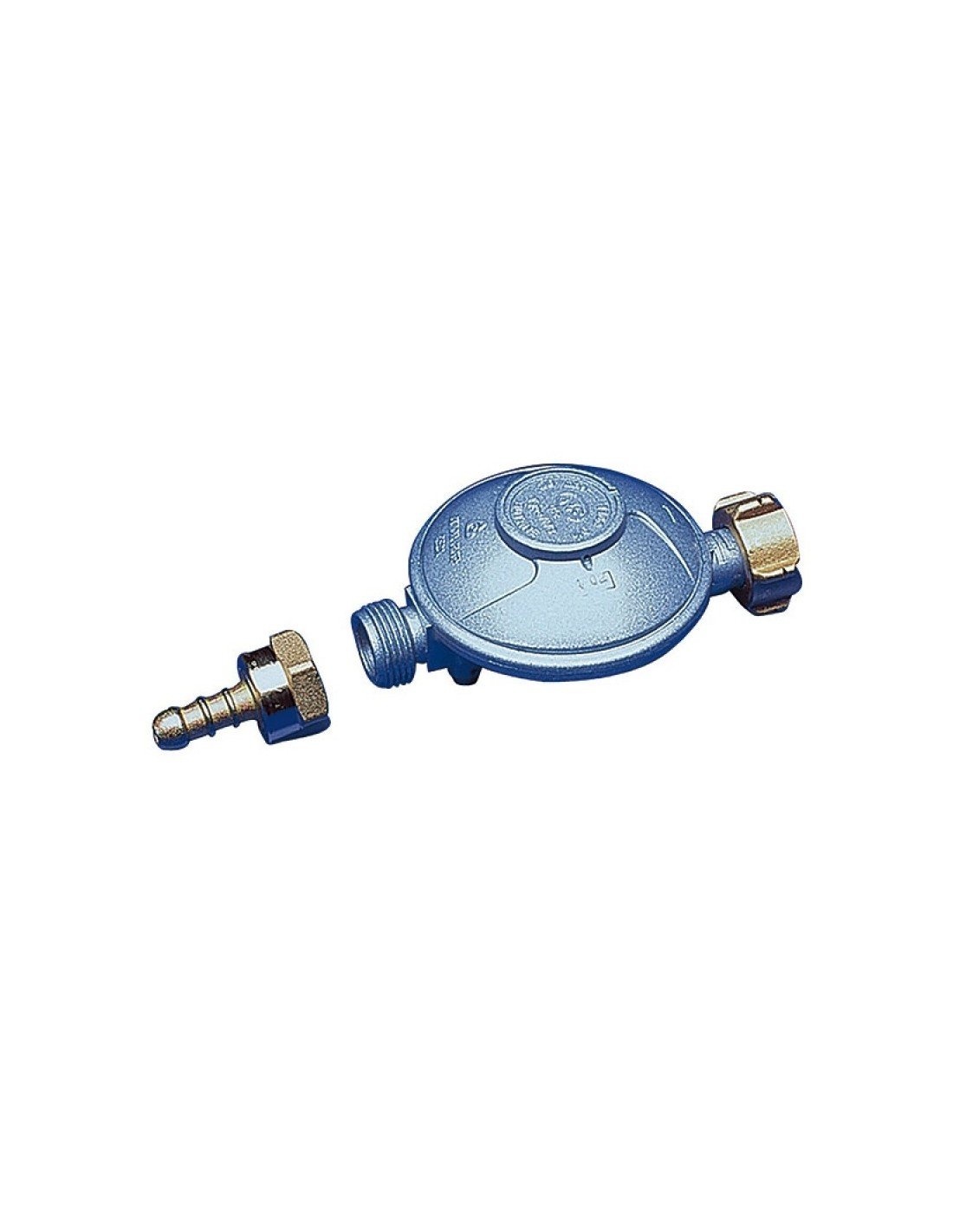DIPRA Détendeur Butane 28 mbar 1,​3 kg/​h Sécurité Bouteille 13 kg Sortie 20/​150 Raccord Tétine Favex - Régulateur pour bonbonne de gaz, butane
