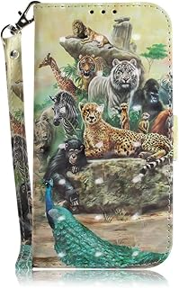 for Xiaomi 13 Lite/ Civi 2 Wallet Case, 3D Painted Shock-Absorption Flip Case Stand PU Leather Wallet Phone Cases Card Slots Magnetic Silicone Bumper Stand Shockproof Cover for Xiaomi 13 Lite/ Civi 2