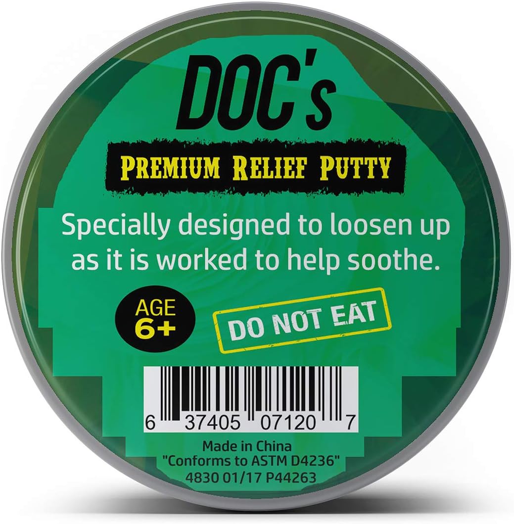Straight Outta Money Fidget Putty - Gag Gift for Adults, Stocking Stuffers, Fidget Toys, Pearl Green Therapy Putty