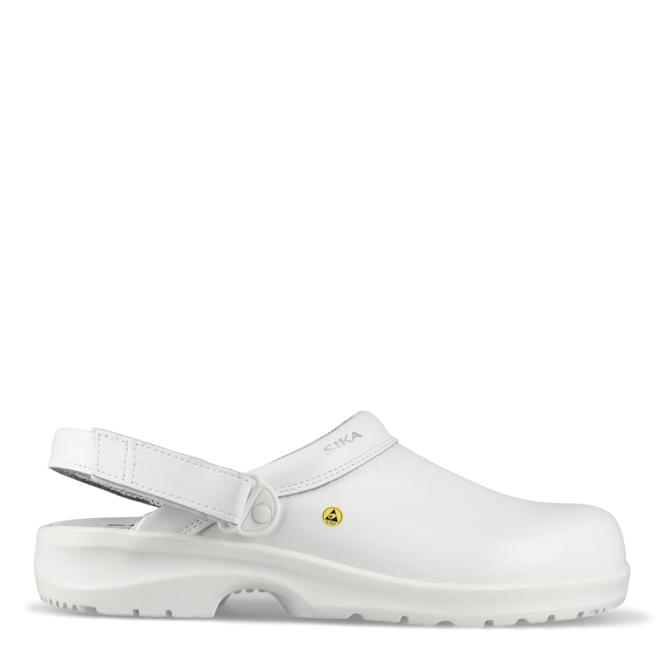 SIKA - Calzado de protección de Piel para Hombre Blanco Blanco, Color Blanco, Talla 42 UE