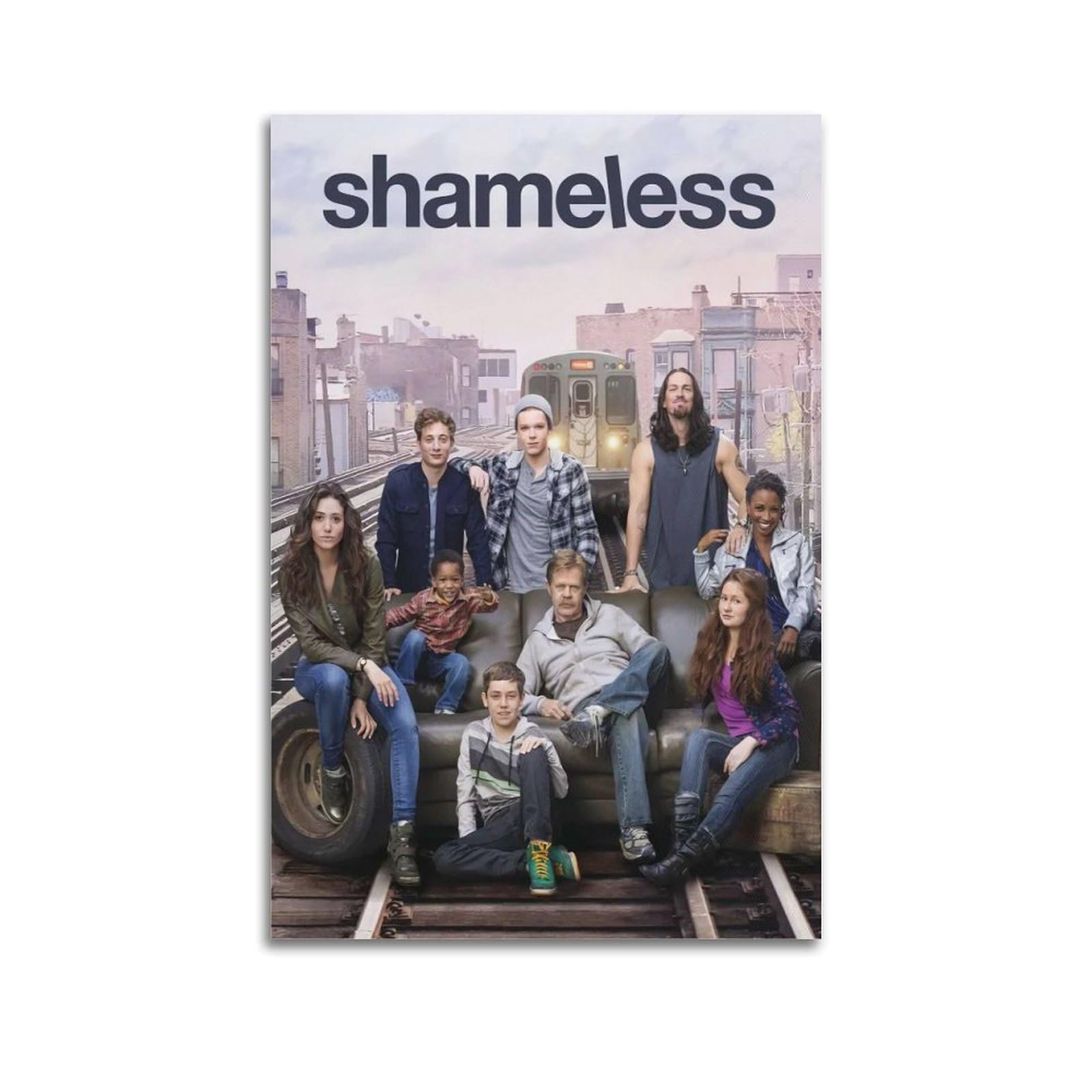 Poster Su Tela Shameless TV Serie - 50x75 Cm - Stampa Artistica Per Soggiorno E Camera Da Letto - Senza Cornice