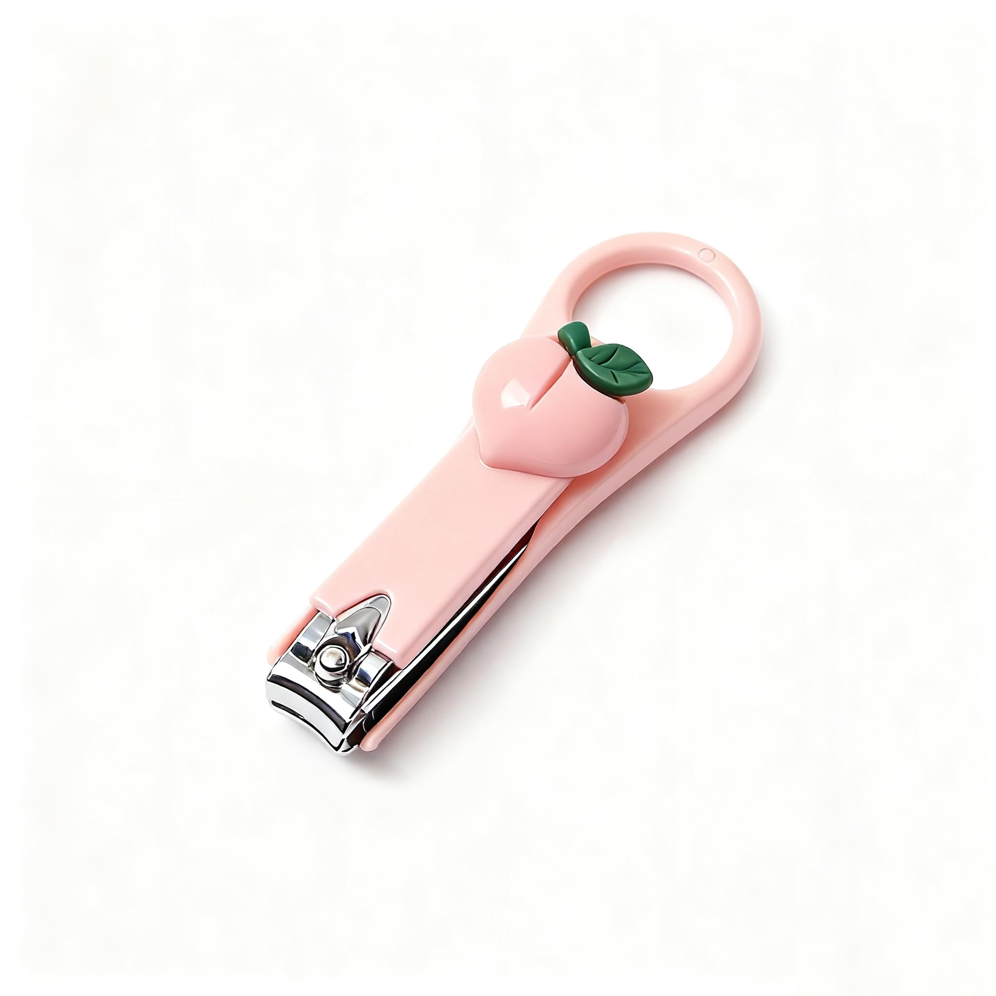 Premium Nail Clippers, Cute Nail Care Kit Sturdy Nail Trimmer Fingernail Clippers for Girls Gift Kids,Honey Peach