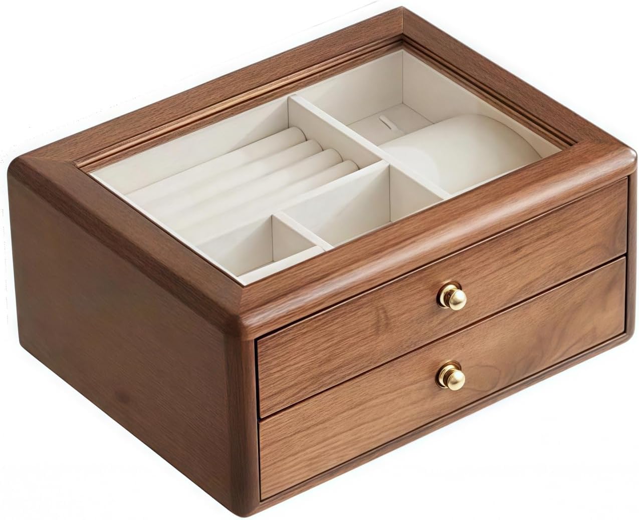 ジュエリー収納 ジュエリーボックス 木製 アクセサリーケース ネックレス ピアス ブレスレット アクセサリー収納 大容量 多機能 た