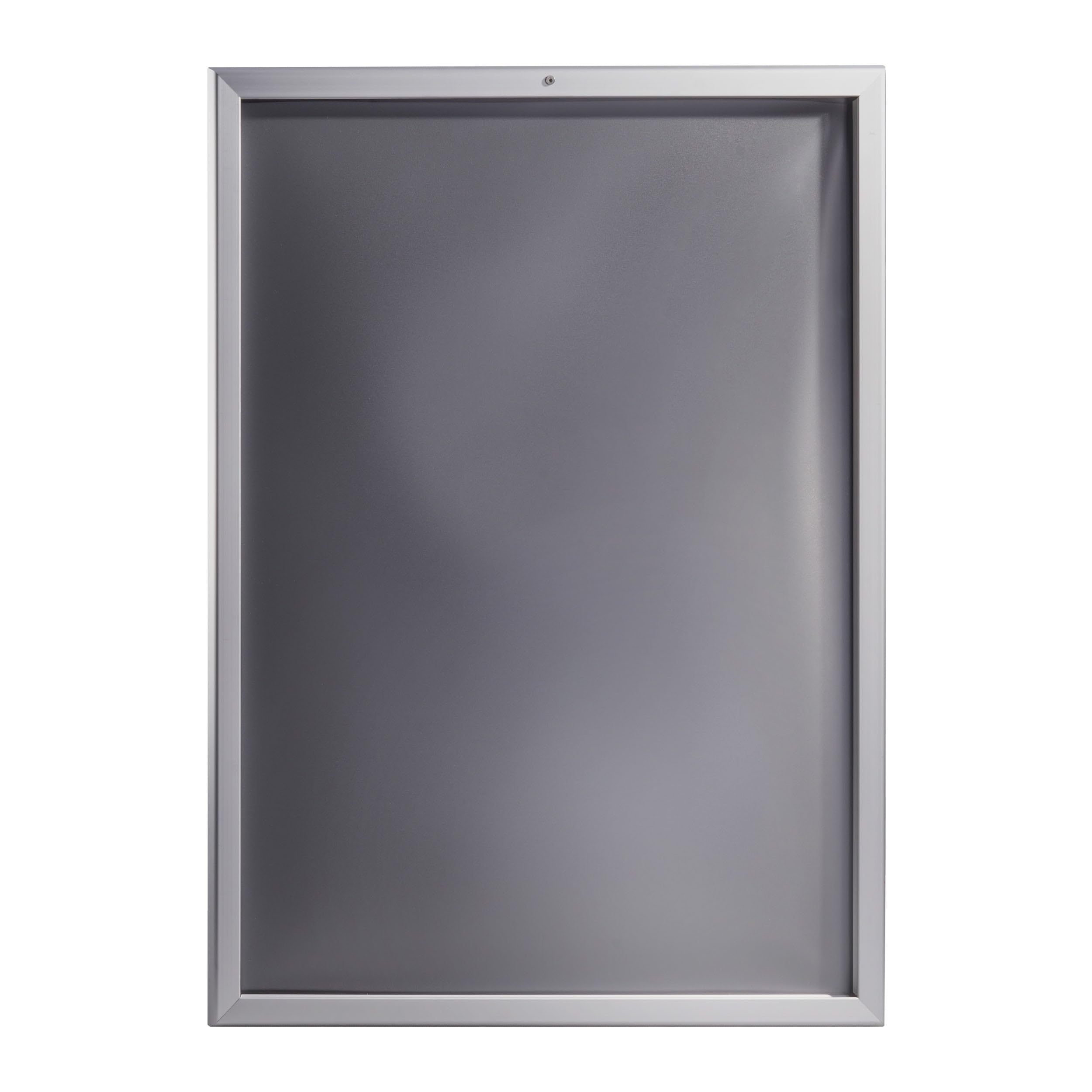 SPRINTIS Klapprahmen A1 wetterfest, abschließbar, Silber,DIN-A1-Rahmen aus Aluminium mit 32 mm Profil, Plakatrahmen fürAußenbereich