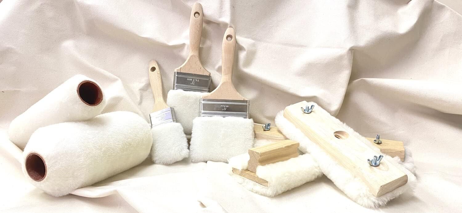 Tru-Lamb - 100% Natural Lambskin Professional Paint Roller (9 x 1/2" - 3 Pack)