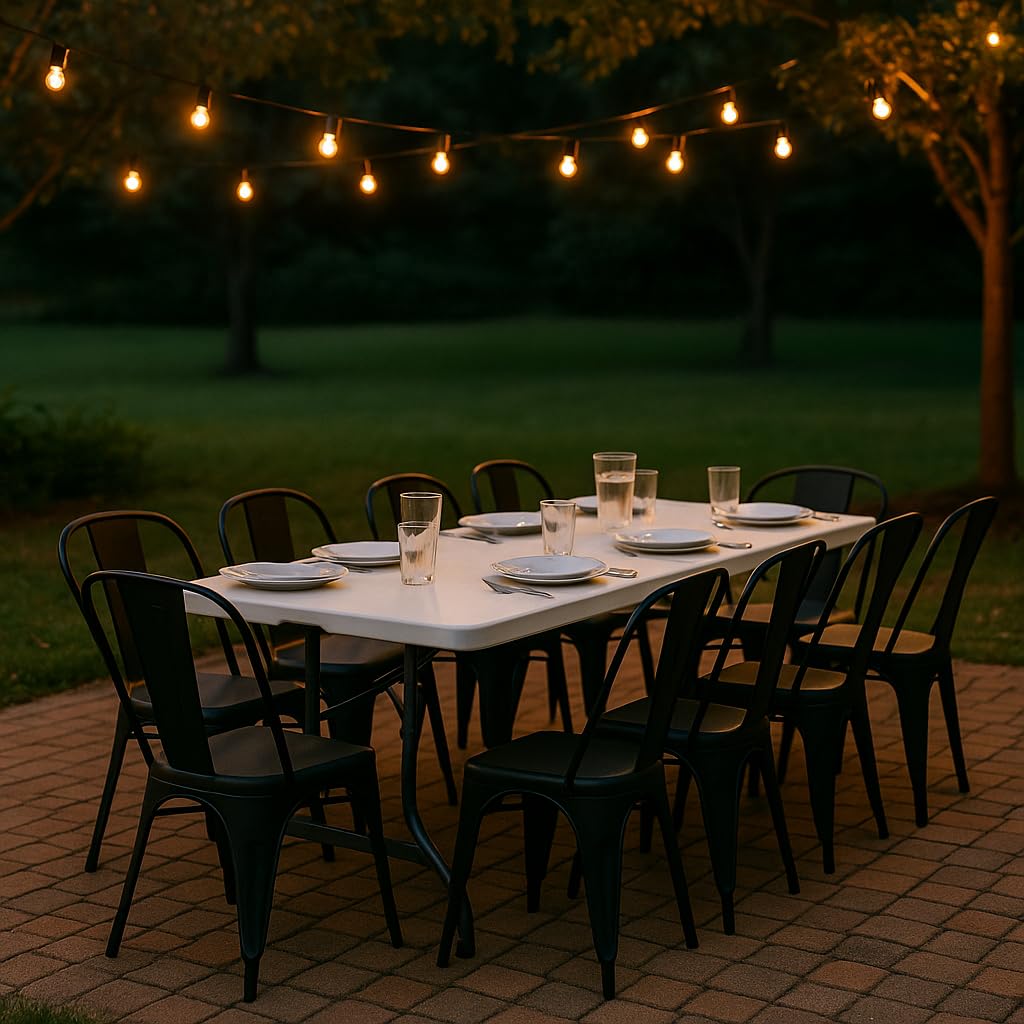 Brigros Tavolo Pieghevole Da Giardino 180x70x74 Pieghevole A Valigetta Con Maniglia Salvaspazio