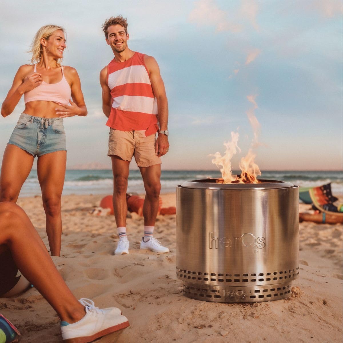HerQs Chimenea sin Humo/Smokeless FirePit Blaze
