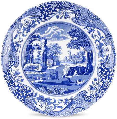 Spode Blue Italian 14" Medium Oval Platter – Porcelain Serving Dish For Appetizers, Desserts & More