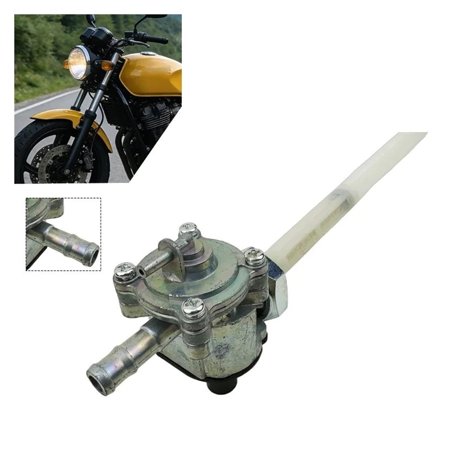 Motorcycle Gas Tank Tap Fuel Petcock Valve Switch