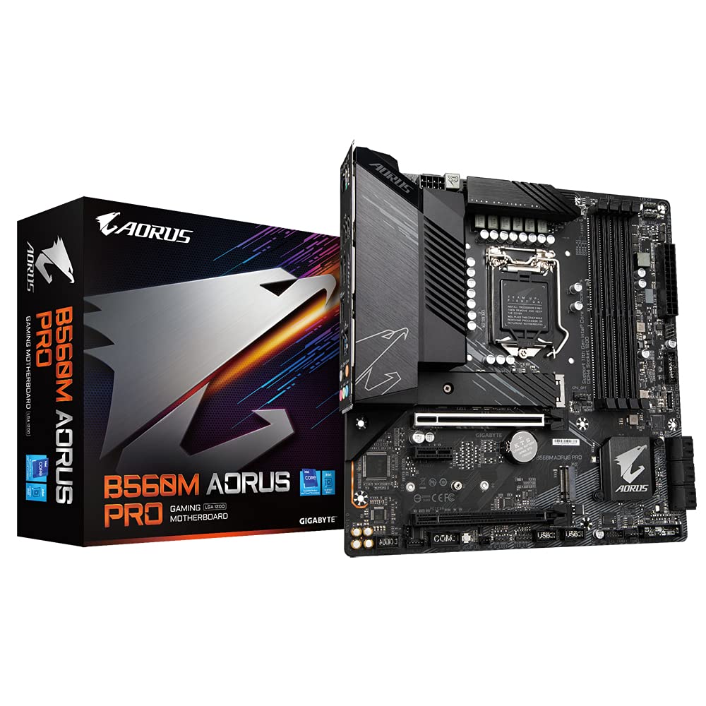 Gigabyte B560M AORUS PRO Intel B560 Express LGA 1200 Micro ATX