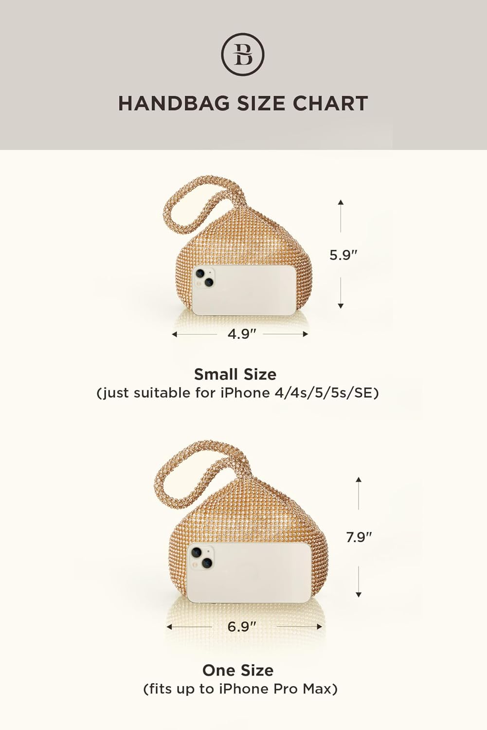 BABEYOND Women's Rhinestone Clutch Evening Bags Sparkly Glitter Triangle Purse for 1920s Party Prom Wedding - Image 6