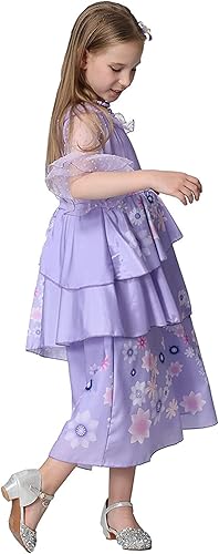 Miniatura 6 de ToBunm Isabella - Disfraz encantador para niñas disfraz de princesa tutú para Halloween