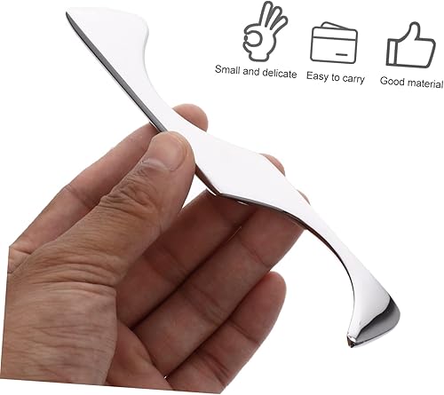 Miniatura 9 de Cuchillo para fascia de acero inoxidable, raspador de masaje, espátula facial, masajeador facial, raspador de masaje Guasha, herramientas de