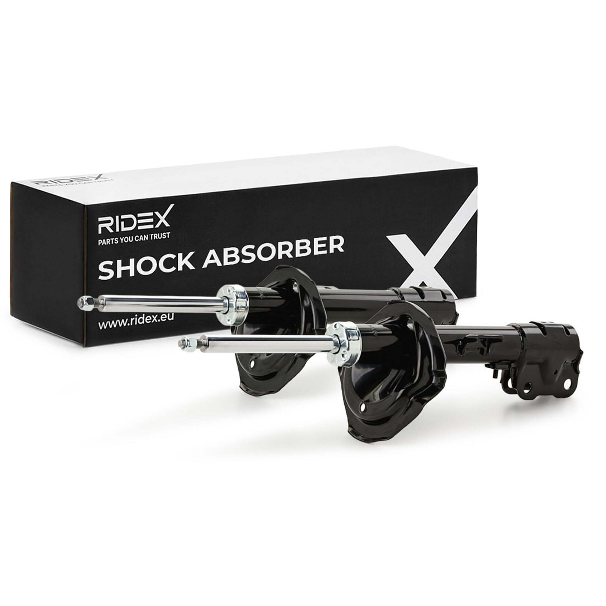 RIDEX 2x Amortisseur Avant Avant Droite Avant Gauche Pression de gaz Compatible avec MITSUBISHI Outlander II SUV CWW, PEUGEOT 4007 VU, VV, CITROËN C-Crosser SUV EP, VU, VV