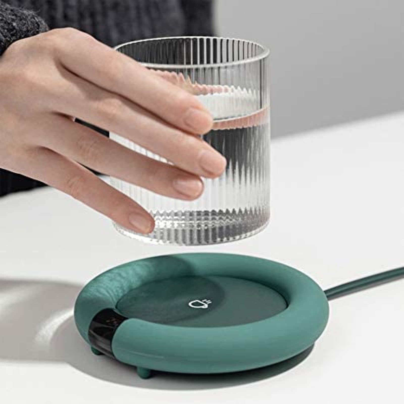Bor Calentador De Taza De Café - Calentador De Café Eléctrico con 3 Controles De Temperatura para La Taza De La Oficina En El Hogar Almohadilla De La Placa del Calentador De Bebidas,Conejo,YUYANAIAI