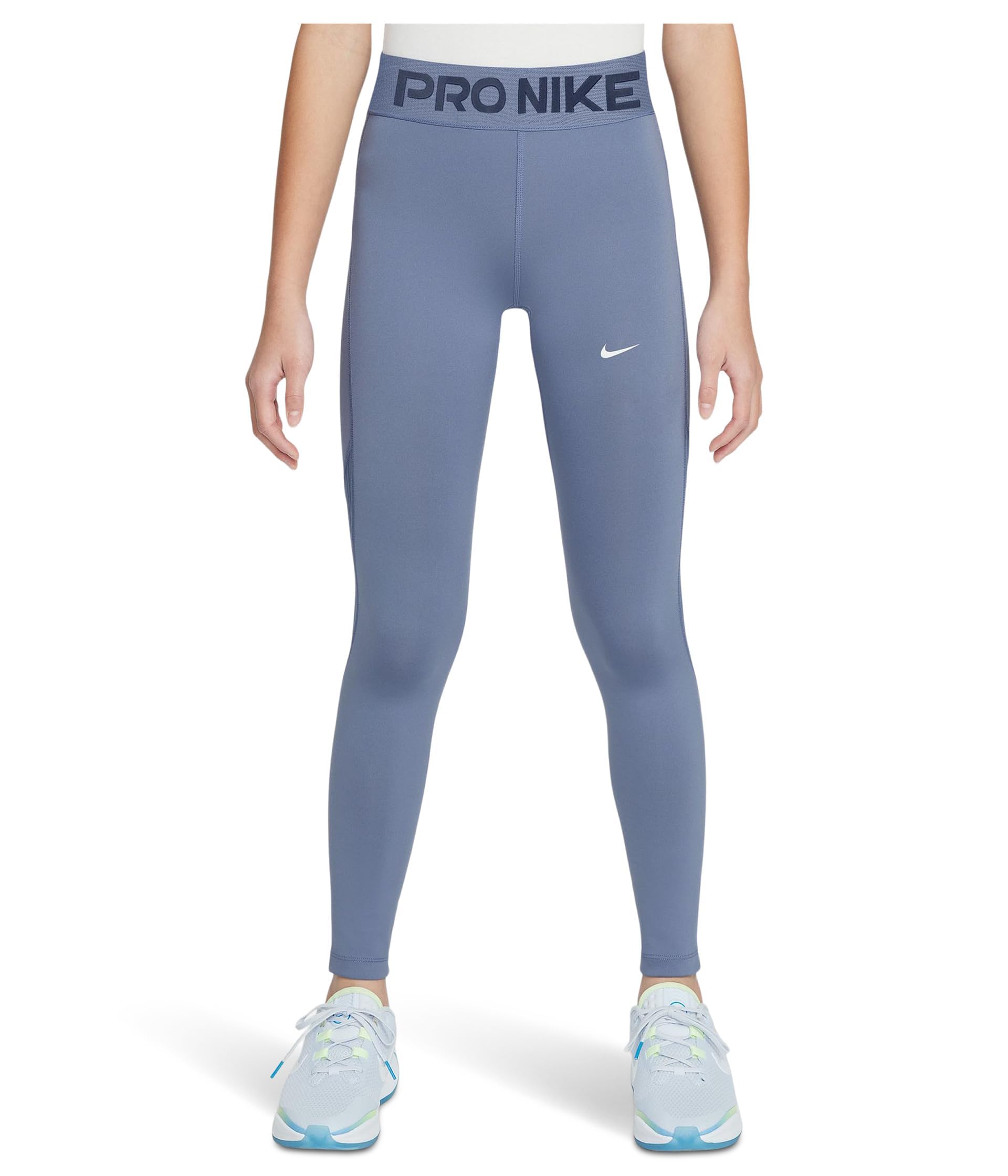 Nike - Nike PRO Leggings mit Mittelhohem Bund für Mädchen, Leggings Bambine e Ragazze