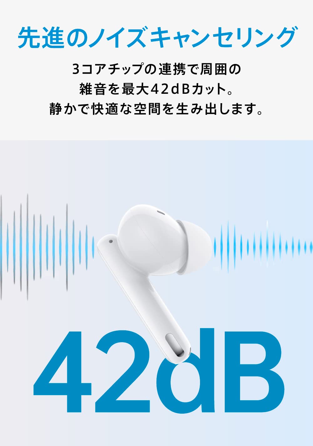 Amazon | OPPO Enco Free2 ホワイト ワイヤレス イヤホン