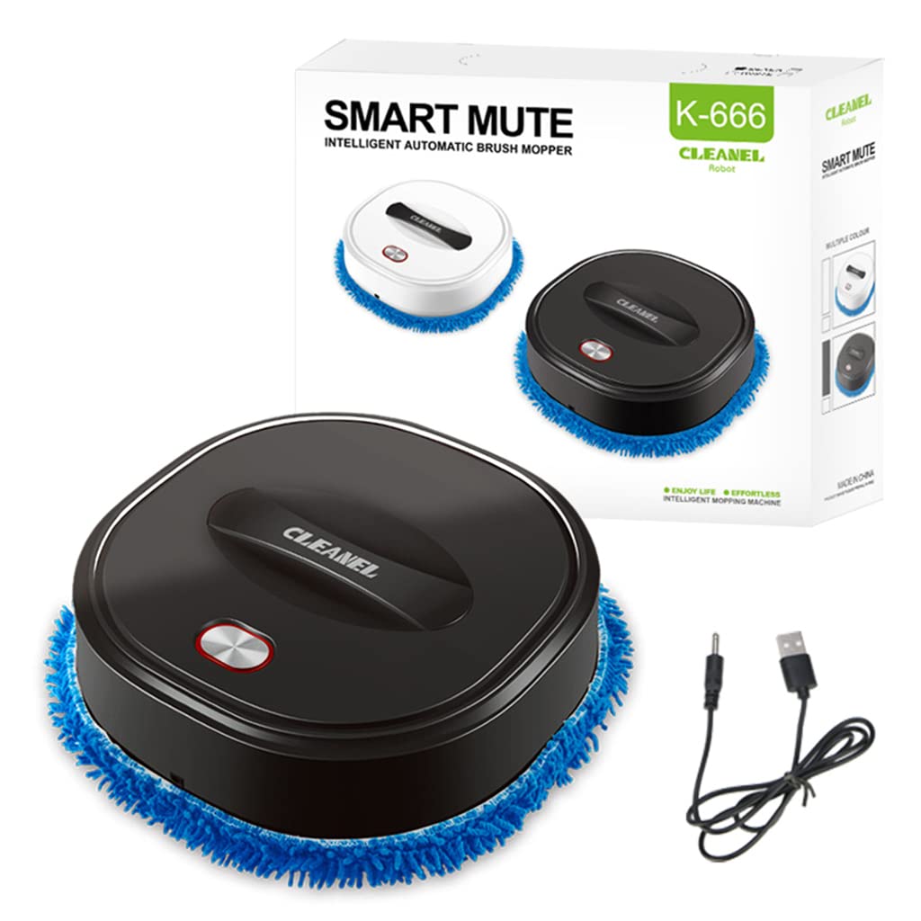 ljhnba Robot, Mopping, High Coverage, Super-Thin, Upgraded Robotic Vacuums, Cleans Hard Floor Robot Mops for Floor Cleaning Automatic Mop Cleaning