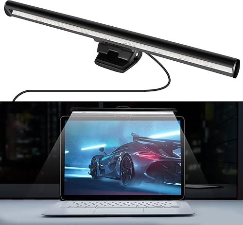 Miniatura 8 de skybess Barra de lámpara de monitor para laptop, monitor LED de lectura electrónica USB, luz de trabajo para oficina/hogar, brillo