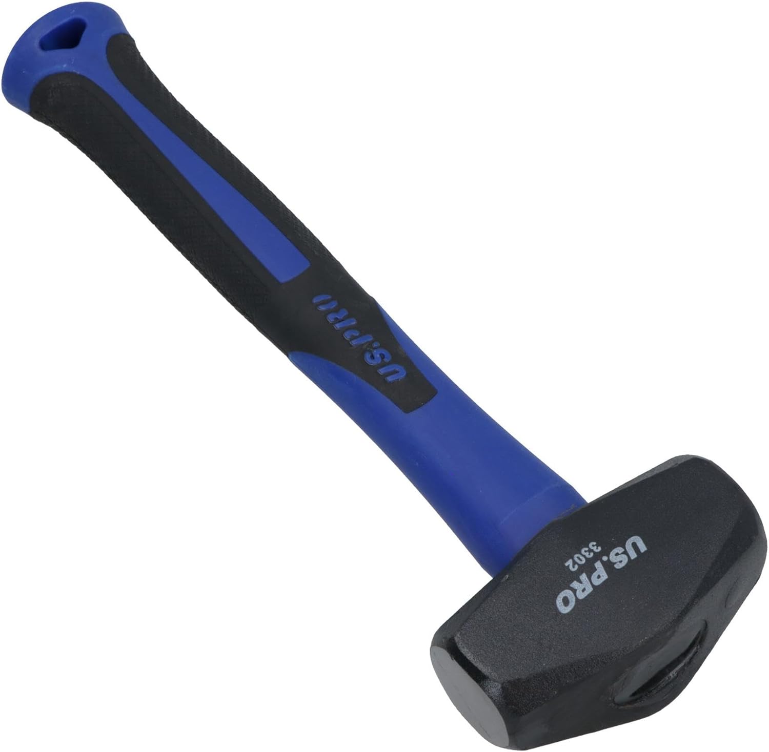 Double Face Sledge/Lump Hammer TPR Handle With Fibreglass Shaft 2lb Brick