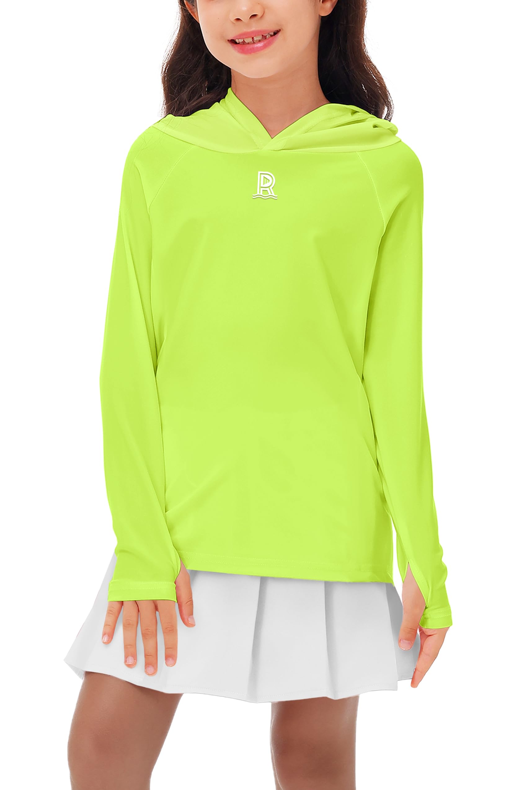 Remimi Kids Sun Shirt Rash Guard Quick Dry Sun Protection Athletic Hoodie Hiking Shirts 3-12 Years