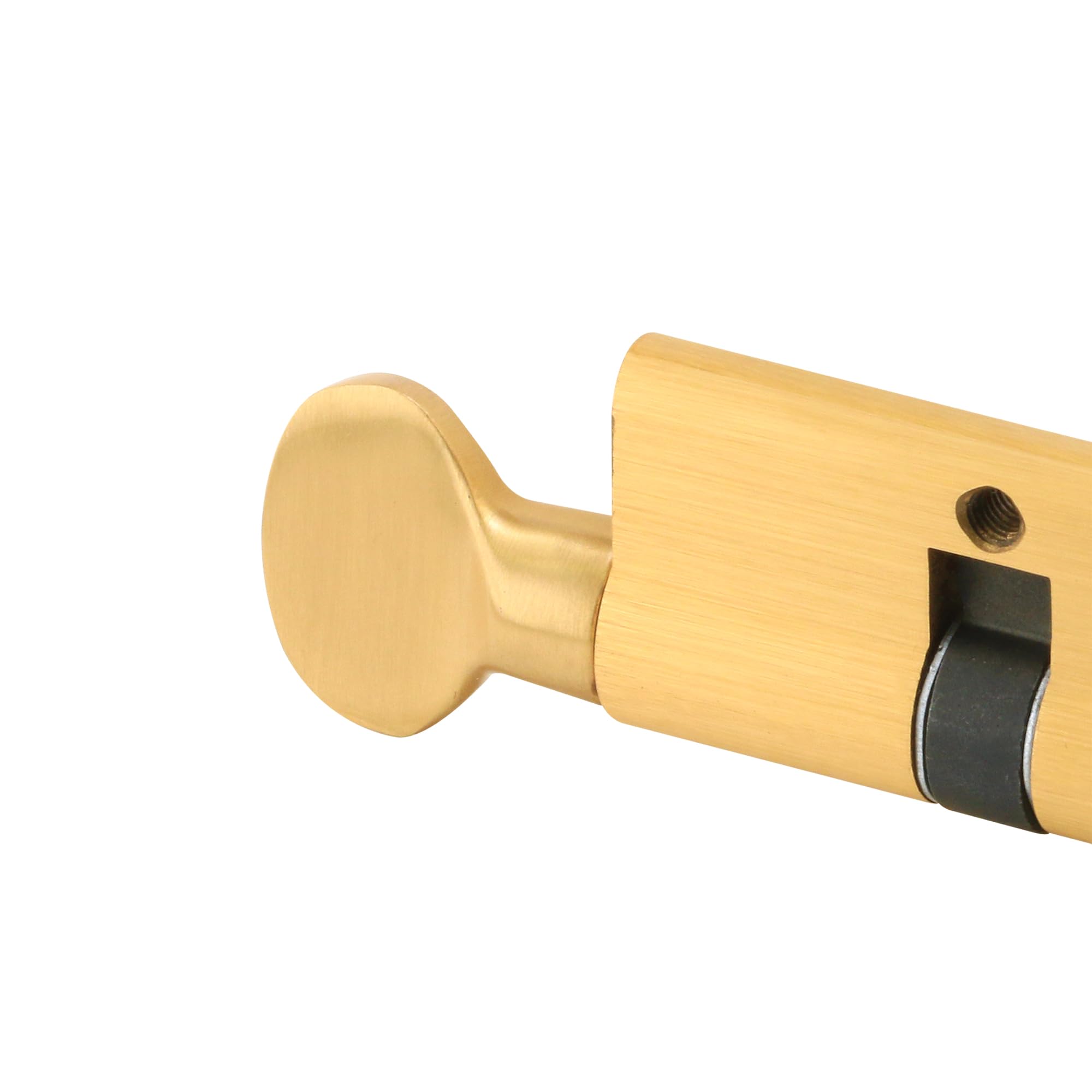 Prime-Line K 5062 Key Cylinder with Thumbturn, Solid Brass