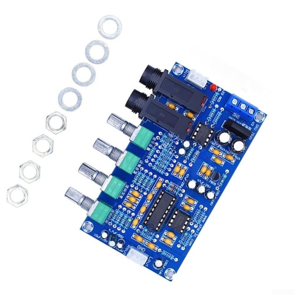 XH-M173 Module de mixage karaoké avec puce PT2399 double entrée d'alimentation 12 V CA conçu pour les amateurs d'audio et les constructeurs de systèmes de karaoké DIY
