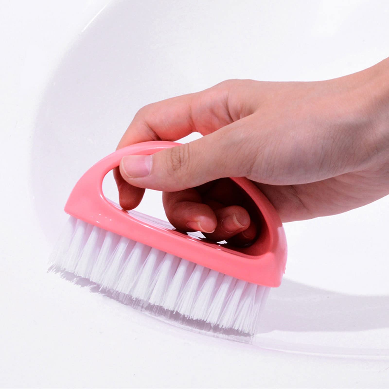Spazzola per la Pulizia Colorata Lavori Domestici per la casa Strumento per la Pulizia Multifunzionale Spazzola per Vestiti per Scarpe da Bagno Durevole a Forma di Uovo