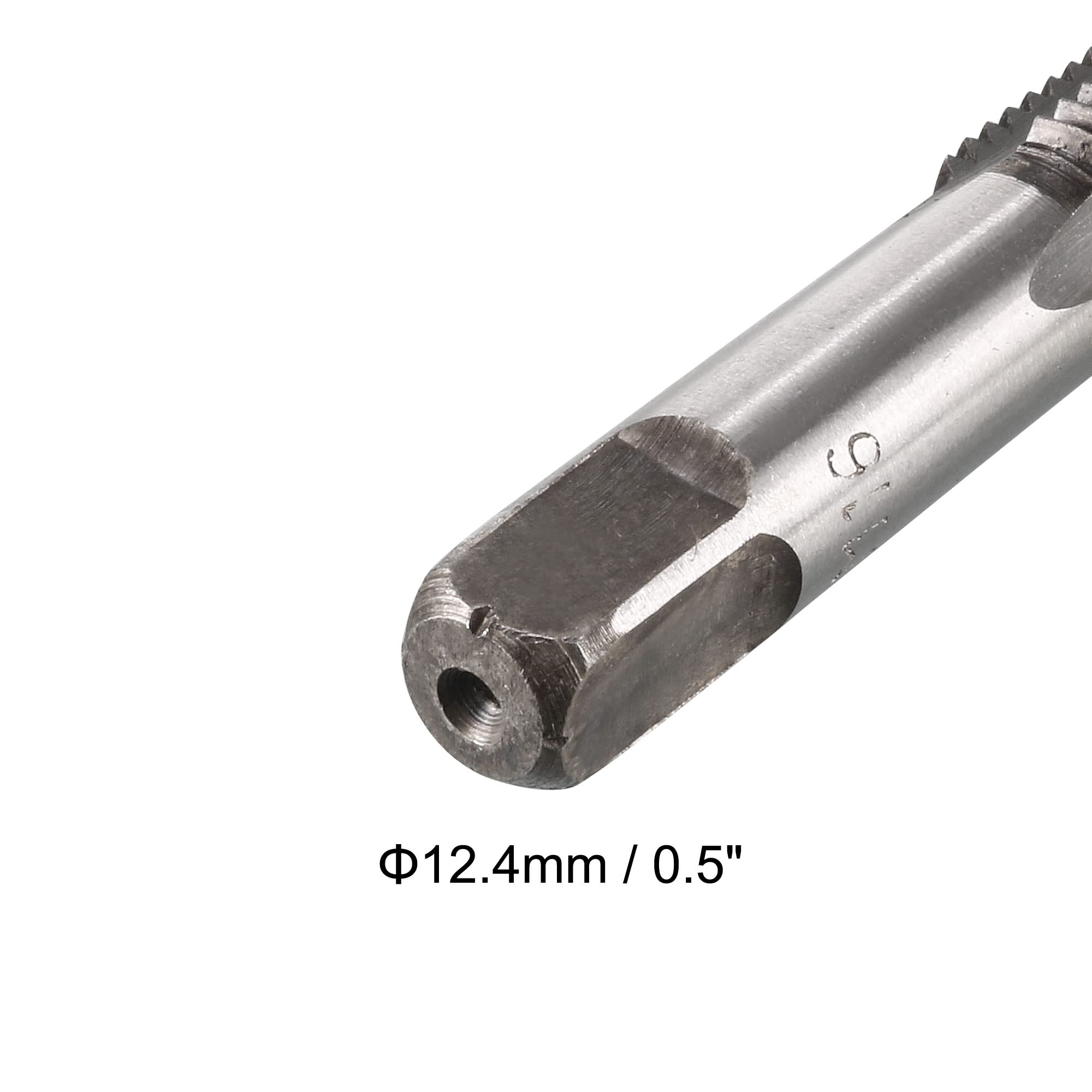 Uxcell Metric Machine Tap M16 X 2mm H2 - High Speed Steel Straight Flute Tapping Tool (2 Pack)