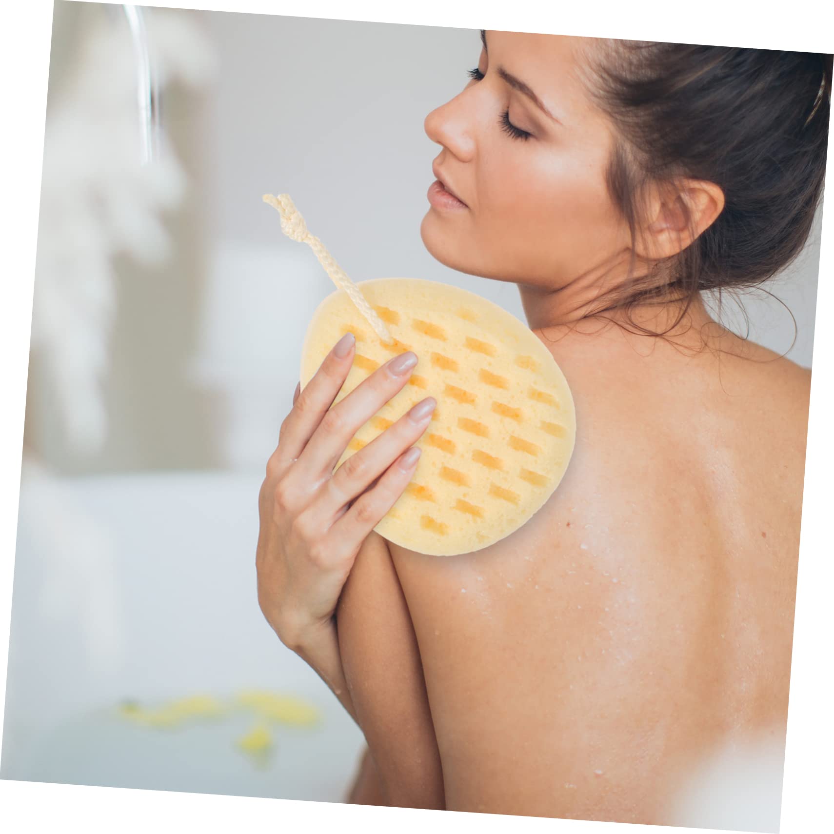 DOITOOL 4piezas Esponja De Baño y Reutilizable Para Cuerpo Esponja Exfoliante Agradable Para Piel Para Masaje y Limpieza Profunda