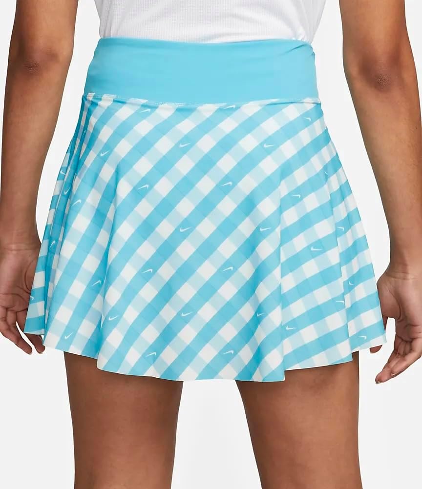 Nike Dri-FIT Club Women's Printed Tennis Skirt, Baltic Blue, XL