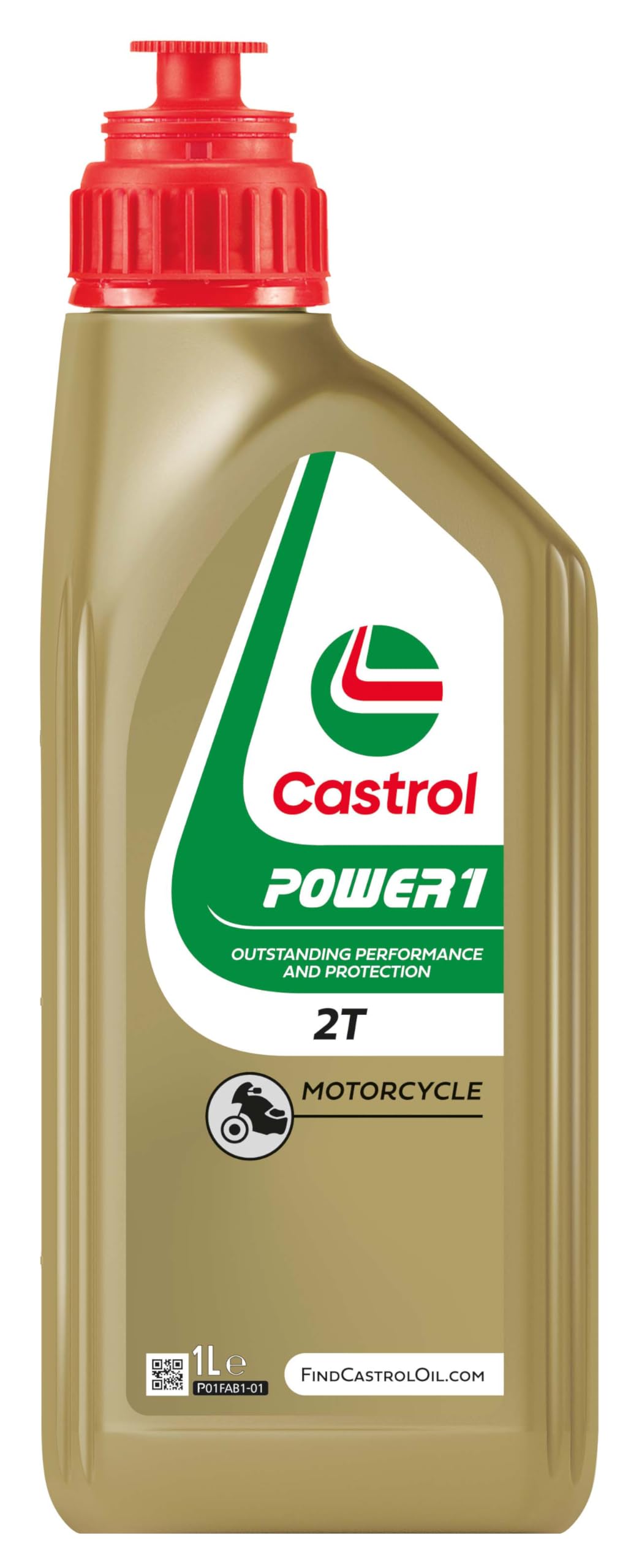 Castrol POWER1 2T Motoröl, 1L | hochwertiges 2-Takt-Motorenöl | Motorradmotorenöl