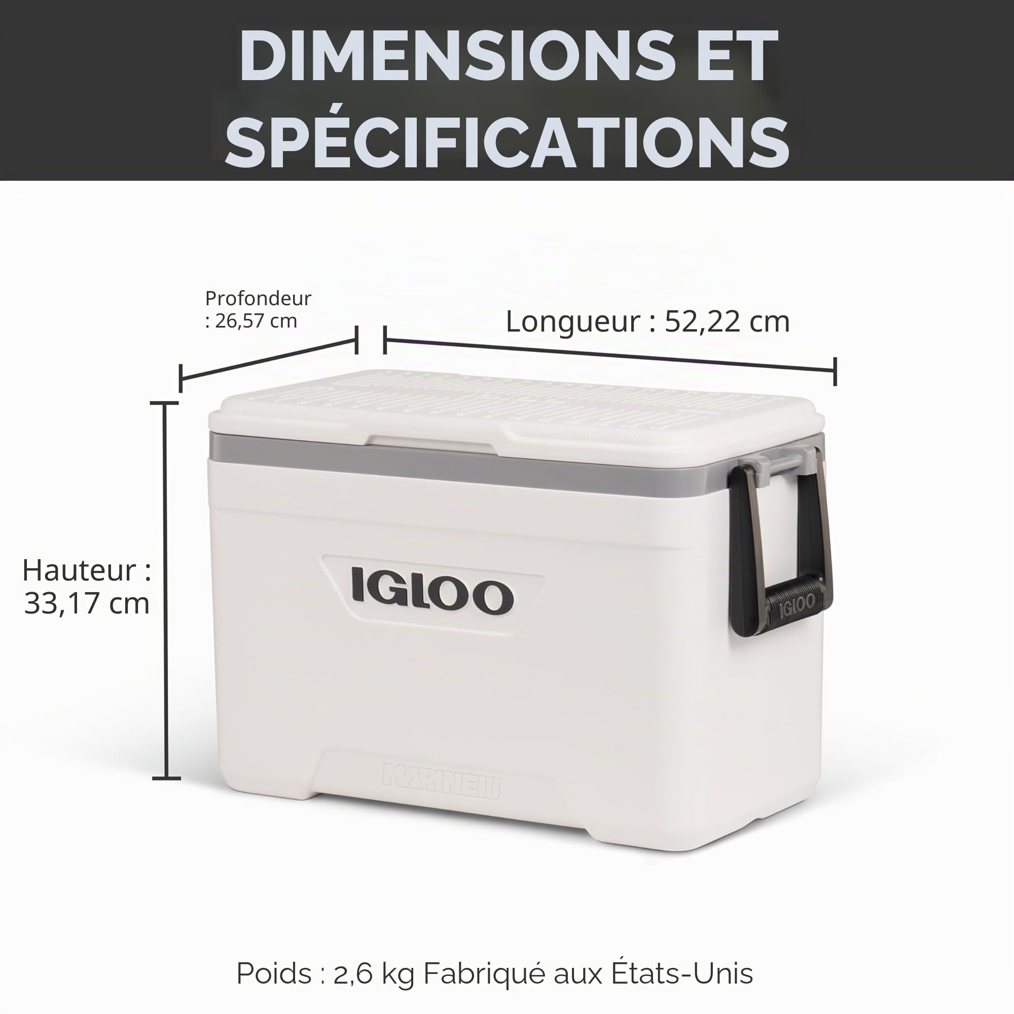 IGLOO Marine Glacière Unisexe