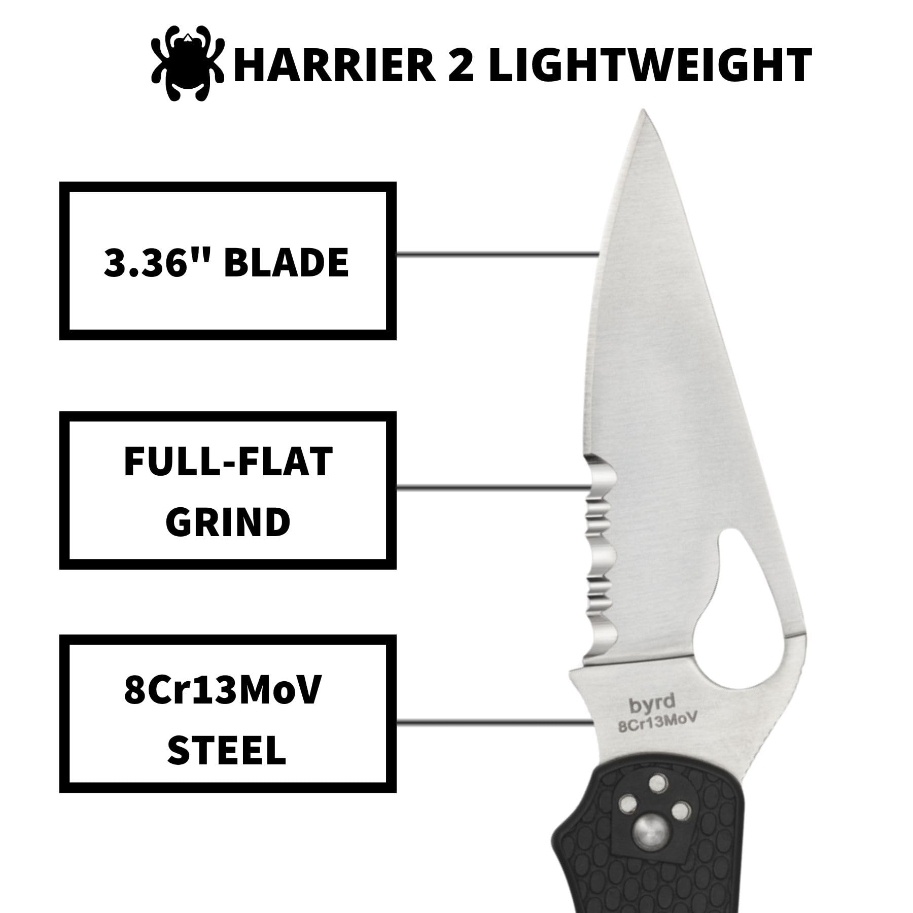Spyderco BYRD KNIFE - Harrier 2 - BY01PSBK2