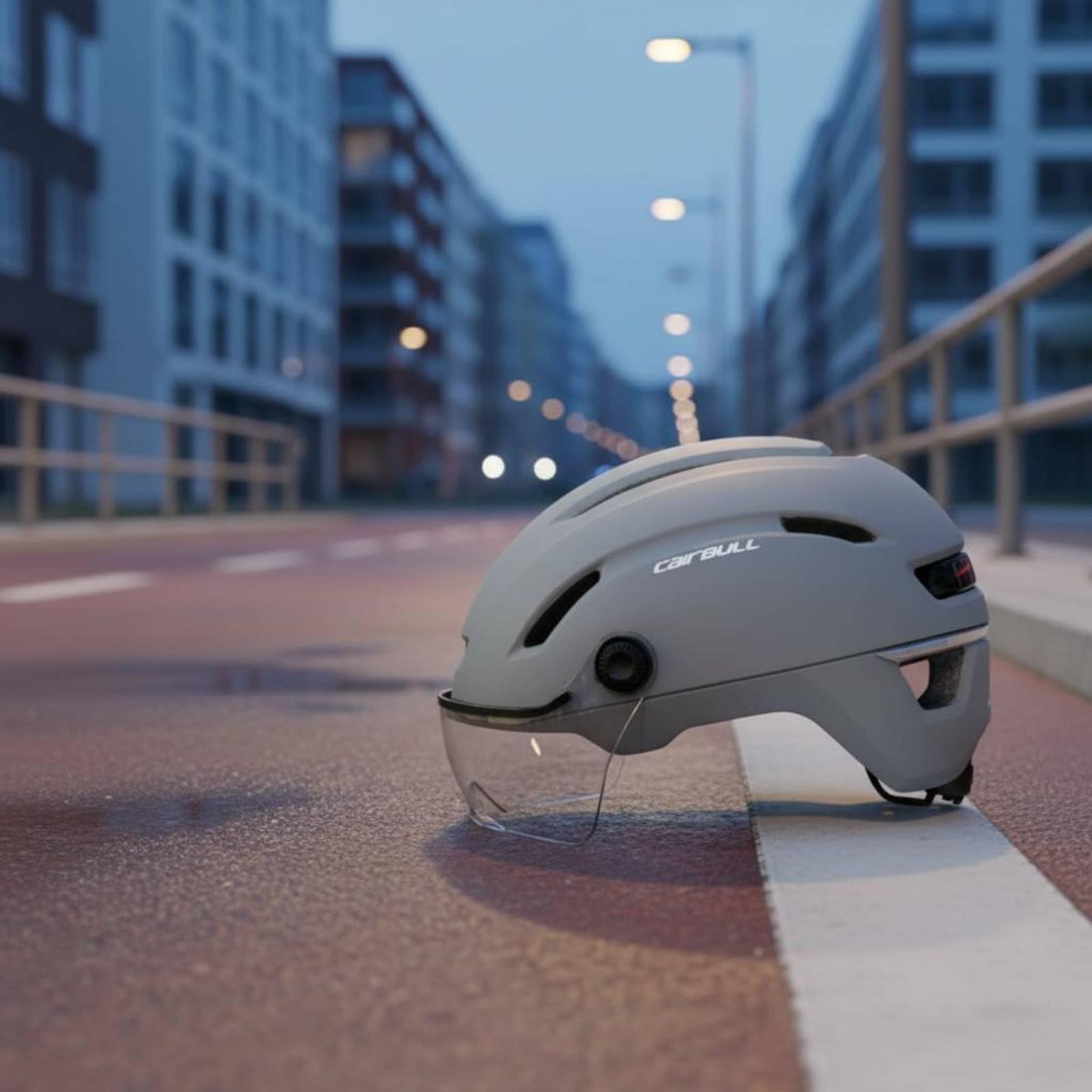 Casco da Ventilato con Porte d'Aria E Comfort PC Certificato Adatto Pendolarismo Commissioni Viaggi Del Fine Settimana, color to 6, M 55-59cm