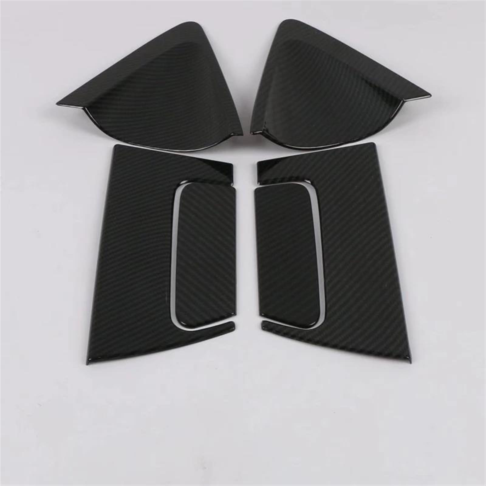 Kjhopy A Chrome Door Handle Cover Trim Molding Catch Overlay Garnish Cap Cup Protector For Vezel Hr-V Hrv 2015-2020 Lhd Front Exterior Door Handle(A)